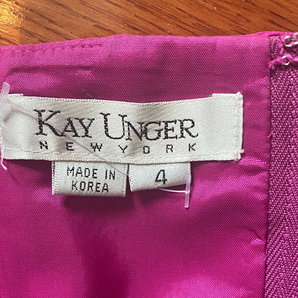 Kay Unger Fuchsia Layered Camisole Top